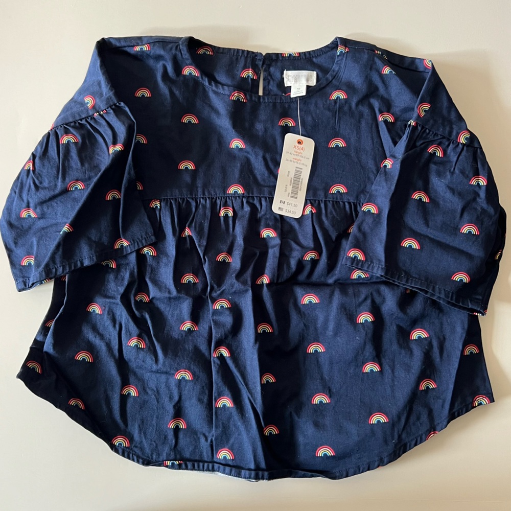 NWT Gymboree Rainbow Top Size 4